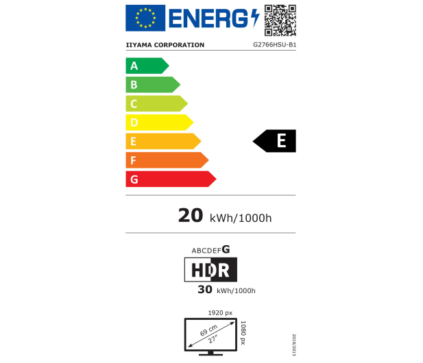 IIYAMA 27'' G-MASTER G2766HSU-B1 Czarny - 673539 - zdjęcie 2